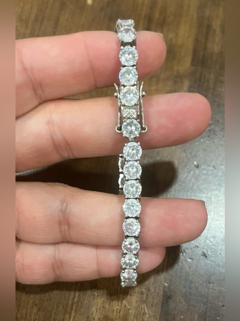 Rachelment tennis bracelet 925 silver
